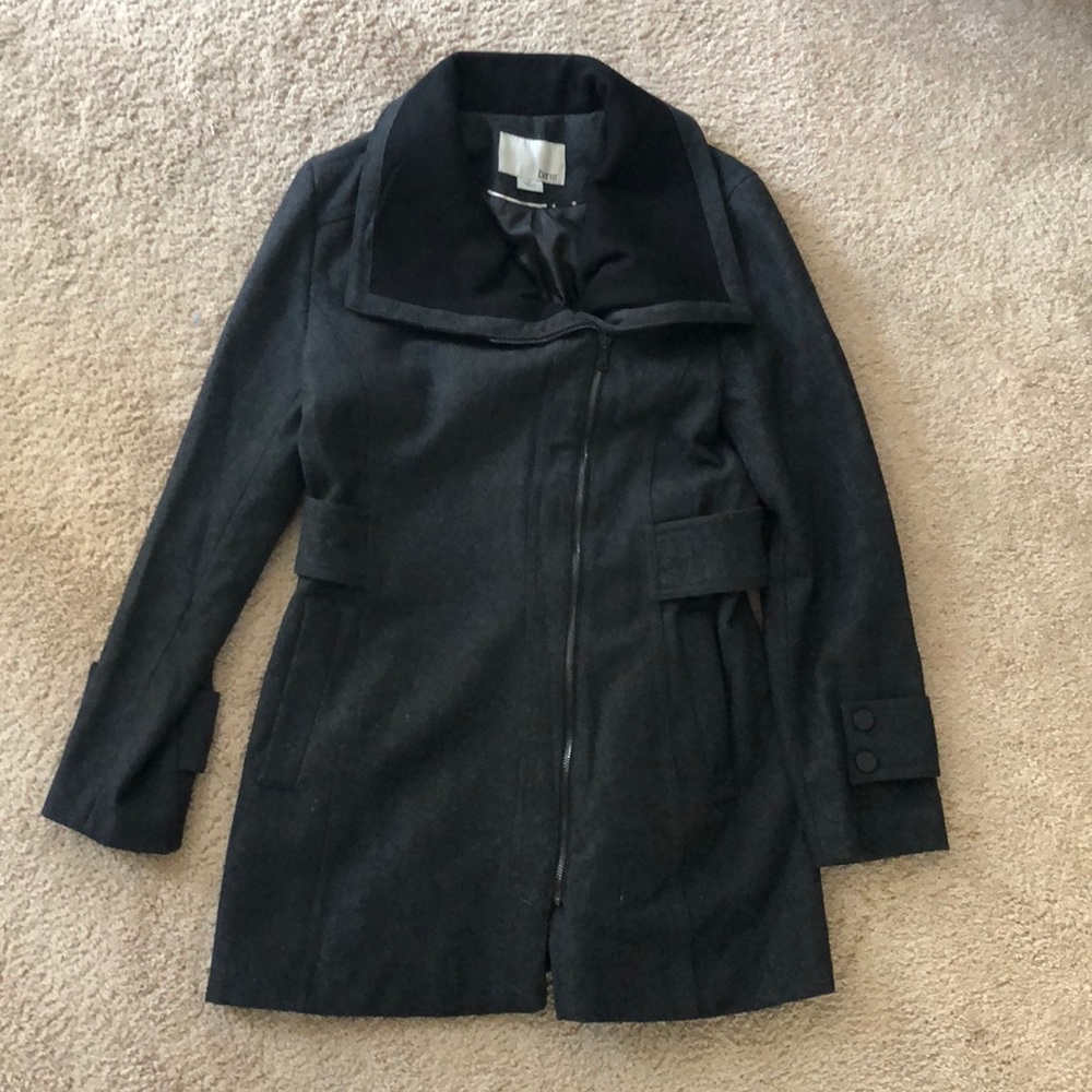 Gray Bar III Peacoat